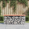 Tuinbank schanskorfontwerp 103x44x42 cm massief douglashout