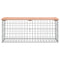Tuinbank schanskorfontwerp 103x44x42 cm massief douglashout
