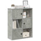 Boekenkast 60x24x76,5 cm bewerkt hout betongrijs