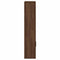 Boekenkast 60x24x120 cm bewerkt hout bruin eikenkleurig