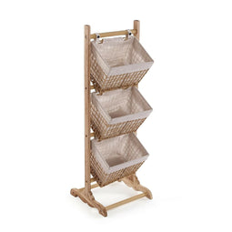 Badkamerschappen Versa Nadir Bruin 35 x 102 x 35 cm