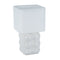 Bureaulamp Versa Wit Linnen Keramisch 16 x 29 cm
