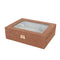 Horlogedoos Versa Rood Polyester Hout MDF 11,5 x 8 x 21 cm