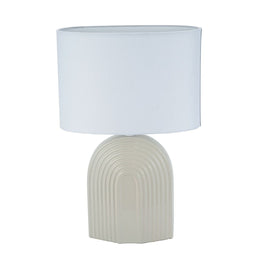 Bureaulamp Versa Beige Keramisch 26 x 39 cm