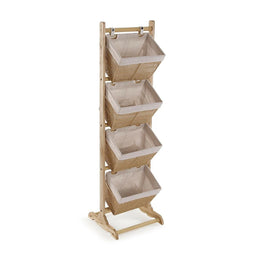 Badkamerschappen Versa Zenit Bruin 35 x 125 x 35 cm