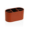 Houder voor afstandsbedieningen Versa Terra cotta 10 x 11 x 20 cm