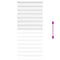Zebra rolgordijn 100x200 cm stofbreedte 95,9 cm polyester wit