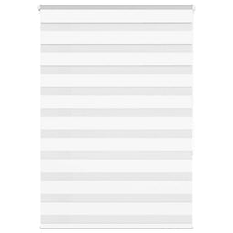 Zebra rolgordijn 115x150 cm stofbreedte 110,9cm polyester wit