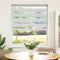 Zebra rolgordijn 115x150 cm stofbreedte 110,9cm polyester wit