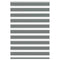 Zebra rolgordijn 105x150 cm stofbreedte 100,9 cm donkergrijs