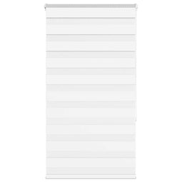 Zebra rolgordijn 80x150 cm stofbreedte 75,9 cm polyester wit