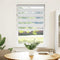 Zebra rolgordijn 80x150 cm stofbreedte 75,9 cm polyester wit