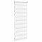 Zebra rolgordijn 60x100 cm stofbreedte 55,9 cm polyester wit