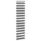 Zebra rolgordijn 60x230 cm stofbreedte donkergrijs 55,9 cm