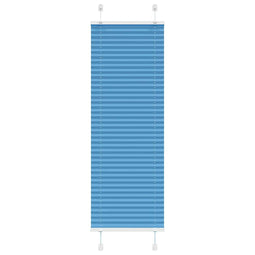 Pliss rolgordijn 45x100 cm stofbreedte 44,4 cm polyester blauw