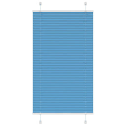Pliss rolgordijn 70x150 cm stofbreedte 69,4 cm polyester blauw