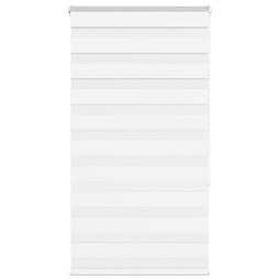 Zebra rolgordijn 75x150 cm stofbreedte 70,9 cm polyester wit