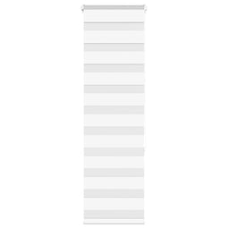 Zebra rolgordijn 50x150 cm stofbreedte 45,9cm polyester wit