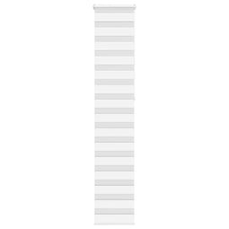 Zebra rolgordijn 50x230 cm stofbreedte 45,9cm polyester wit