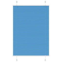 Pliss rolgordijn 100x150 cm stofbreedte 99,4cm polyester blauw