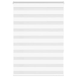 Zebra rolgordijn 110x150 cm stofbreedte 105,9cm polyester wit