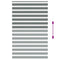 Zebra rolgordijn 145x230 cm stofbreedte 140,9 cm donkergrijs