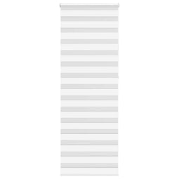 Zebra rolgordijn 85x230 cm stofbreedte 80,9 cm polyester wit
