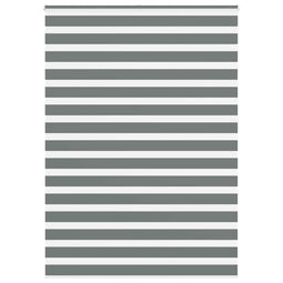 Zebra rolgordijn 160x230 cm stofbreedte 155,9 cm donkergrijs