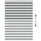 Zebra rolgordijn 160x230 cm stofbreedte 155,9 cm donkergrijs