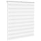 Zebra rolgordijn 130x150 cm stofbreedte 125,9cm polyester wit
