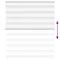 Zebra rolgordijn 130x150 cm stofbreedte 125,9cm polyester wit