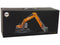 Bestuurbare graafmachine - 15 functies - aluminium emmer - 27x17x18 cm