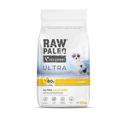 Voer VETEXPERT Raw Paleo Ultra Medium&Large Puppy Turkey Pauw 10 kg