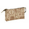 Pennenetui met 3 vakken Jurassic World Beige 22 x 12 x 3 cm