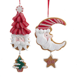 Kurt s. Adler - Ornament claydgh maan boom l15cm