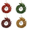 Kurt s. Adler - Ornament acryl natuur kerstkrans l10cm
