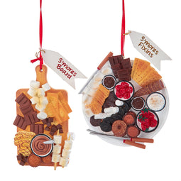 Kurt s. Adler - Ornament plastic smores plank l9cm