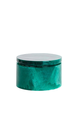 Light&living Deco box+deksel Ø19x11,5 cm KELIMUTU petrol+emerald