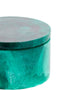 Light&living Deco box+deksel Ø19x11,5 cm KELIMUTU petrol+emerald