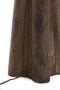 Light&living Lampvoet 15x15x40 cm NAVELLI hout mat grijs/bruin