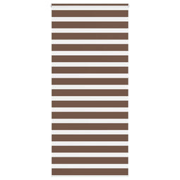 Zebra rolgordijn 115x230 cm stofbreedte 110,9cm polyester bruin