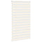 Zebra rolgordijn 130x200 cm stofbreedte 125,9 cm marmerbeige