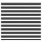 Zebra rolgordijn 165x150 cm stofbreedte 160,9 cm zwart