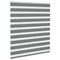 Zebra rolgordijn 130x100 cm stofbreedte 125,9 cm donkergrijs