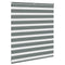 Zebra rolgordijn 130x100 cm stofbreedte 125,9 cm donkergrijs