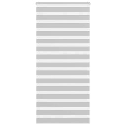 Zebra rolgordijn 115x200 cm stofbreedte 110,9 cm lichtgrijs