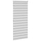 Zebra rolgordijn 115x200 cm stofbreedte 110,9 cm lichtgrijs