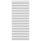 Zebra rolgordijn 105x230 cm stofbreedte 100,9 cm lichtgrijs