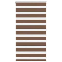 Zebra rolgordijn 80x100 cm stofbreedte 75,9 cm polyester bruin
