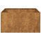 Plantenbak roestig 80x80x40 cm weervast staal
